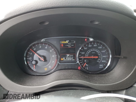 2018 Subaru WRX Limited with VIN JF1VA1L60J8827014, listed as a Copart auction lot 87643095 with 55,800 mi miles and Clean Title. Bid and sale history available at carsss.com. Image 9.