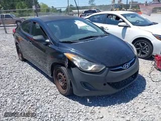 2012 Hyundai Elantra Limited with VIN 5NPDH4AE5CH069804, listed as a IAAI auction lot 42017607 with 185,209 mi miles. Bid and sale history available at carsss.com. Image 1.