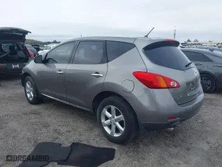 2009 Nissan Murano S with VIN JN8AZ18UX9W010833, listed as a IAAI auction lot 41420713 with 100,597 mi miles. Bid and sale history available at carsss.com. Image 3.