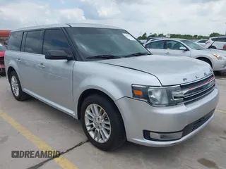 2014 Ford Flex SEL z VIN 2FMGK5C86EBD23168, wystawiony jako IAAI lot #42333227 z przebiegiem 217 566 mil mil oraz . Historia ofert i sprzedaży dostępna na DreamBid. Obrazek 1.