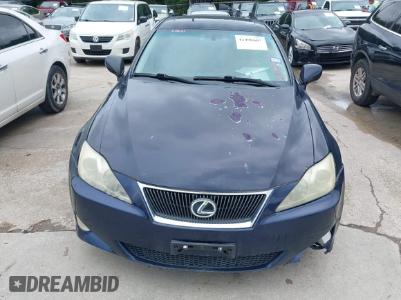 2008 Lexus IS 250 with VIN JTHBK262782065773, listed as a IAAI auction lot 42490607 with 163,084 mi miles and . Bid and sale history available at DreamBid. Image 6.