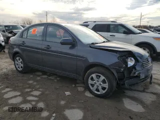 2010 Hyundai Accent GLS with VIN KMHCN4AC5AU469945, listed as a Copart auction lot 46532395 with 140,694 mi miles and Salvage Title. Bid and sale history available at carsss.com. Image 4.