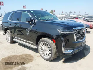 2024 Cadillac Escalade RWD Premium Luxury with VIN 1GYS3BKL0RR288804, listed as a IAAI auction lot 39841597 with 1,204 mi miles and . Bid and sale history available at DreamBid. Image 1.