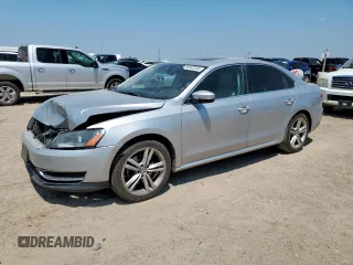 2014 Volkswagen Passat SE with VIN 1VWBT7A37EC117904, listed as a Copart auction lot 64893305 with 164,251 mi miles and Salvage title. Bid and sale history available at DreamBid. Image 1.