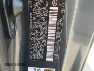 2008 Scion tC Spec z VIN JTKDE167X80254624, wystawiony jako Copart lot #57337755 z przebiegiem 205 339 mil mil oraz Szkoda całkowita • Salvage title. Historia ofert i sprzedaży dostępna na DreamBid. Obrazek 12.
