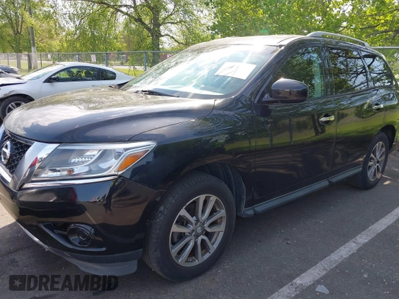 2013 Nissan Pathfinder Platinum with VIN 5N1AR2MM3DC666577, listed as a IAAI auction lot 42214281 with 113,177 mi miles and . Bid and sale history available at DreamBid. Image 2.