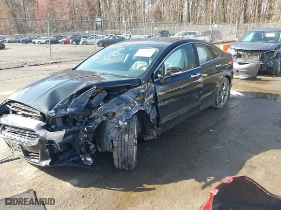 2014 Ford Fusion Titanium with VIN 3FA6P0K9XER119642, listed as a IAAI auction lot 41791340 with 150,777 mi miles. Bid and sale history available at carsss.com. Image 17.