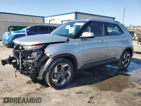 2024 Hyundai Venue Limited with VIN KMHRC8A30RU306560, listed as a Copart auction lot 53710235 with 8,506 mi miles and Salvage title. Bid and sale history available at DreamBid. Image 1.