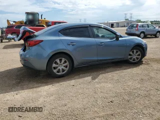 2014 Mazda 3 i Sport with VIN 3MZBM1U7XEM113322, listed as a Copart auction lot 62090905 with 131,743 mi miles and Salvage title. Bid and sale history available at DreamBid. Image 3.