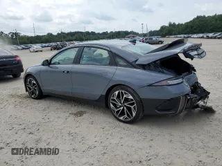 2023 Hyundai IONIQ 6 SEL with VIN KMHM34AC3PA037651, listed as a Copart auction lot 65140724 with 1,461 mi miles and Salvage Title. Bid and sale history available at carsss.com. Image 2.