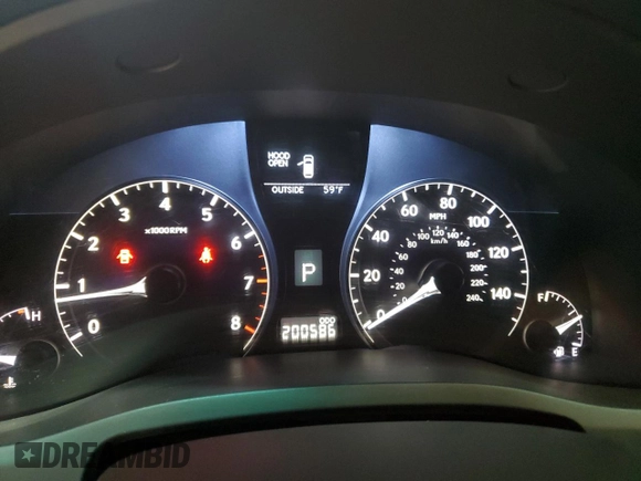 2011 Lexus RX 350 with VIN 2T2BK1BA0BC113613, listed as a Copart auction lot 56015345 with 200,586 mi miles and Salvage Title. Bid and sale history available at DreamBid. Image 9.