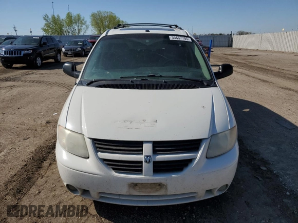 2006 Dodge Grand Caravan SXT z VIN 2D4GP44L96R630705, wystawiony jako Copart lot #55657705 z przebiegiem 243 020 mil mil oraz Szkoda całkowita • Salvage title. Historia ofert i sprzedaży dostępna na DreamBid. Obrazek 5.