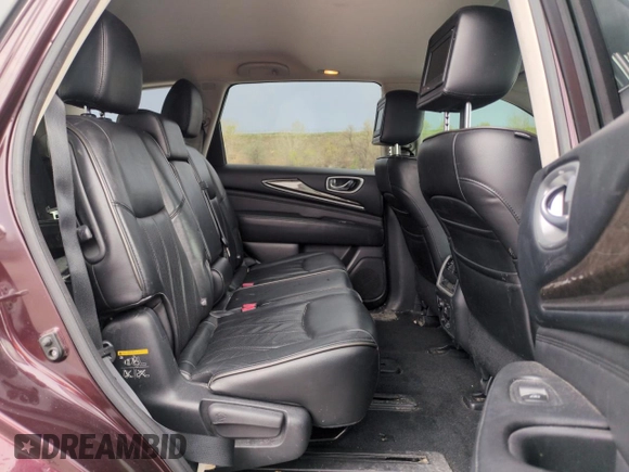 2015 Infiniti QX60 with VIN 5N1AL0MM6FC507755, listed as a Copart auction lot 54202075 with 138,426 mi miles and Salvage Title. Bid and sale history available at DreamBid. Image 11.