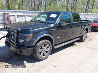 2014 Ford F-150 XL with VIN 1FTFW1ET3EFC67381, listed as a IAAI auction lot 42225858 with 85,853 mi miles and . Bid and sale history available at DreamBid. Image 2.