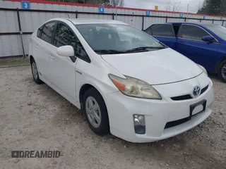 2010 Toyota Prius II with VIN JTDKN3DU1A0239874, listed as a IAAI auction lot 41938659 with Not Provided miles. Bid and sale history available at carsss.com. Image 1.