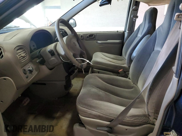 2002 Dodge Caravan SE with VIN 1B4GP25342B660748, listed as a Copart auction lot 44998005 with 224,032 mi miles and Salvage title. Bid and sale history available at DreamBid. Image 7.