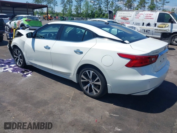 2017 Nissan Maxima SV with VIN 1N4AA6AP8HC453721, listed as a IAAI auction lot 42032549 with 55,049 mi miles and . Bid and sale history available at DreamBid. Image 3.