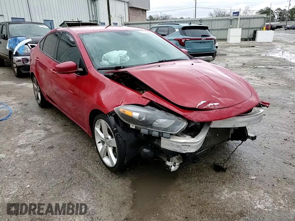 2013 Dodge Dart GT with VIN 1C3CDFCB5DD341222, listed as a Copart auction lot 41402785 with 186,903 mi miles and Salvage title. Bid and sale history available at DreamBid. Image 14.
