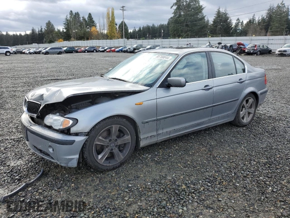 2005 BMW 3 Series 330i with VIN WBAEV53455KM40372, listed as a Copart auction lot 80758844 with 149,065 mi miles and Salvage Title. Bid and sale history available at carsss.com. Image 1.