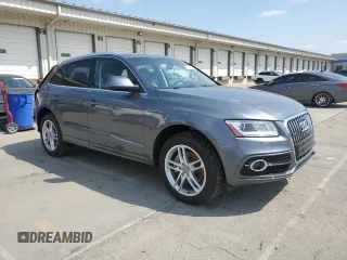 2014 Audi Q5 Premium Plus with VIN WA1DGAFP1EA090763, listed as a Copart auction lot 57222925 with 71,072 mi miles and Salvage title. Bid and sale history available at DreamBid. Image 4.