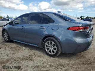 2022 Toyota Corolla LE with VIN JTDEPMAE0NJ215009, listed as a Copart auction lot 84828124 with 44,774 mi miles and Non Repairable. Bid and sale history available at carsss.com. Image 2.