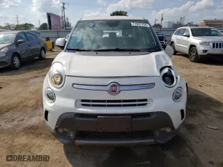 2014 FIAT 500L Trekking with VIN ZFBCFADH2EZ006597, listed as a Copart auction lot 71991734 with 126,092 mi miles and Salvage Title. Bid and sale history available at carsss.com. Image 5.