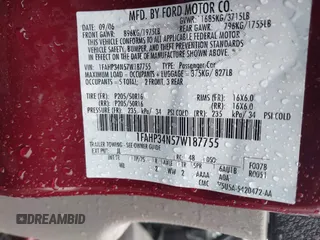 2007 Ford Focus S with VIN 1FAHP34N57W187755, listed as a IAAI auction lot 41839701 with Not Provided miles and . Bid and sale history available at carsss.com. Image 9.
