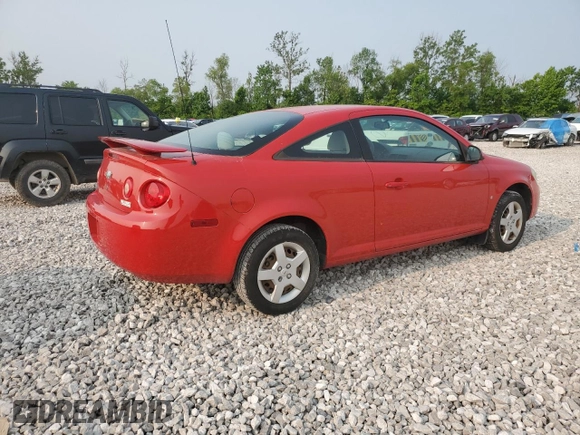 2007 Chevrolet Cobalt LT z VIN 1G1AL15F477366505, wystawiony jako Copart lot #58588285 z przebiegiem 196 258 mil mil oraz Szkoda całkowita • Salvage title. Historia ofert i sprzedaży dostępna na DreamBid. Obrazek 3.