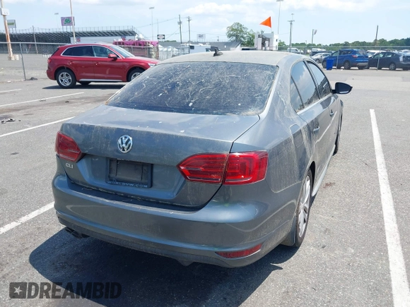 2014 Volkswagen Jetta GLI Autobahn with VIN 3VW5T7AJ6EM201416, listed as a IAAI auction lot 42684207 with 164,905 mi miles and . Bid and sale history available at DreamBid. Image 4.