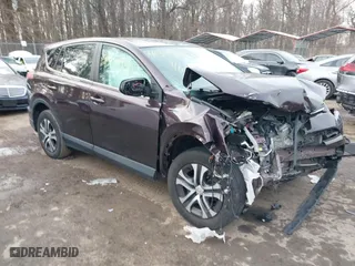 2018 Toyota RAV4 LE with VIN 2T3BFREV1JW759947, listed as a IAAI auction lot 41349336 with 54,439 mi miles. Bid and sale history available at carsss.com. Image 1.