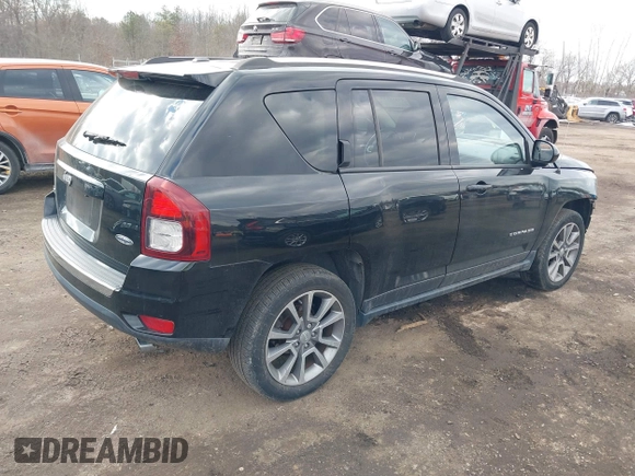 2016 Jeep Compass High Altitude Edition with VIN 1C4NJDEB8GD805378, listed as a IAAI auction lot 41440197 with 80,848 mi miles. Bid and sale history available at carsss.com. Image 4.