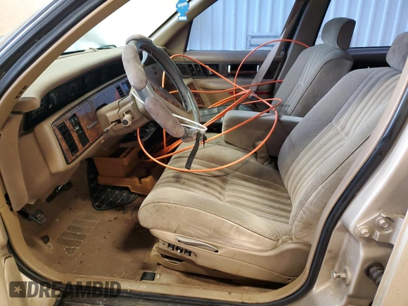 1993 Buick Regal Custom with VIN 2G4WB54L4P1411904, listed as a Copart auction lot 56564455 with 112,248 mi miles and Salvage title. Bid and sale history available at DreamBid. Image 7.