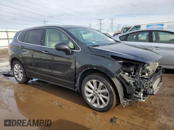 2016 Buick Envision Premium II with VIN LRBFXFSX3GD175024, listed as a Copart auction lot 49980565 with 74,982 mi miles and Salvage Title. Bid and sale history available at carsss.com. Image 4.