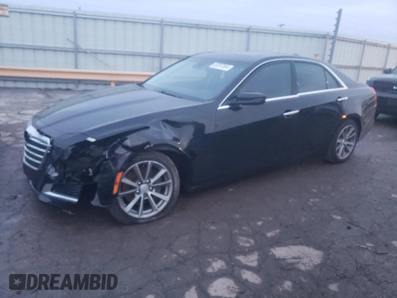 2019 Cadillac CTS Sedan Luxury RWD with VIN 1G6AR5SS9K0100383, listed as a Copart auction lot 85297504 with 106,952 mi miles and Salvage Title. Bid and sale history available at carsss.com. Image 1.