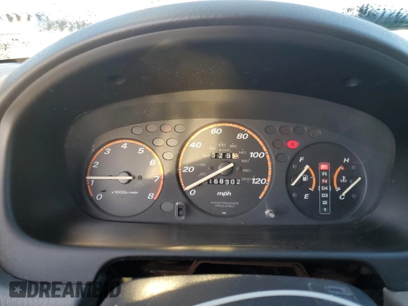 1998 Honda CR-V LX with VIN JHLRD2844WC008563, listed as a Copart auction lot 74454904 with 168,302 mi miles and Non Repairable. Bid and sale history available at carsss.com. Image 9.