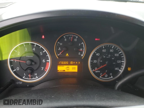 2008 Nissan Titan SE with VIN 1N6AA06A38N348775, listed as a Copart auction lot 45731605 with 173,320 mi miles and Salvage Title. Bid and sale history available at carsss.com. Image 9.