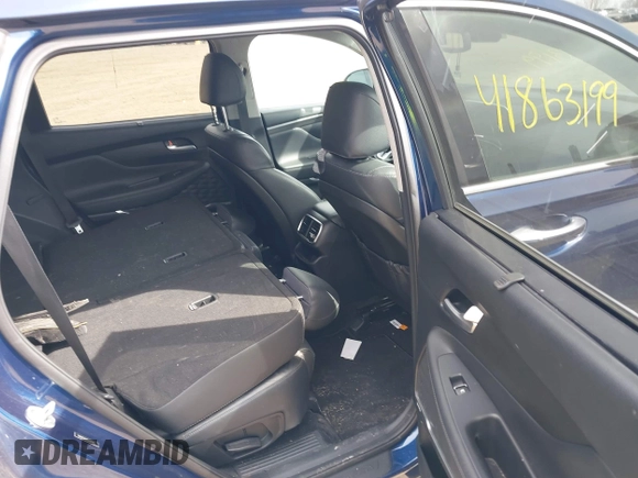 2020 Hyundai Santa Fe SEL with VIN 5NMS33AD5LH211881, listed as a IAAI auction lot 41863199 with 50,099 mi miles. Bid and sale history available at carsss.com. Image 8.