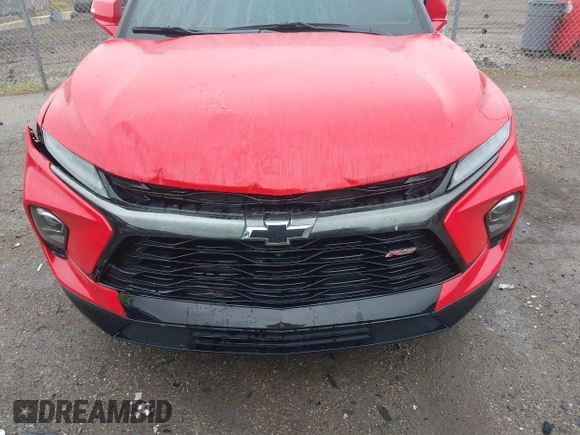2023 Chevrolet Blazer RS with VIN 3GNKBKRS8PS155103, listed as a IAAI auction lot 42231530 with 21,751 mi miles and . Bid and sale history available at DreamBid. Image 6.