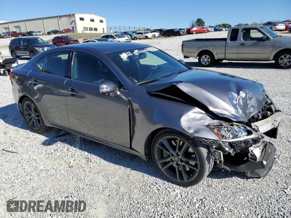 2012 Lexus IS 350 with VIN JTHBE5C28C5030213, listed as a Copart auction lot 82004624 with 97,987 mi miles and Salvage title. Bid and sale history available at DreamBid. Image 4.