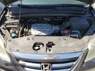2005 Honda Odyssey EX with VIN 5FNRL38415B009502, listed as a Copart auction lot 53872455 with 205,051 mi miles and Salvage title. Bid and sale history available at DreamBid. Image 12.