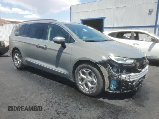 2023 Chrysler Pacifica Limited with VIN 2C4RC1GG8PR529266, listed as a Copart auction lot 60460235 with 56,506 mi miles and Clean title. Bid and sale history available at DreamBid. Image 4.