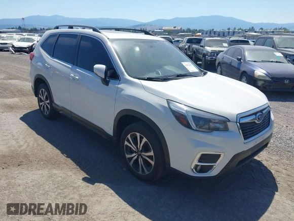 2021 Subaru Forester Limited z VIN JF2SKAUC1MH405368, wystawiony jako IAAI lot #42532611 z przebiegiem 59 699 mil mil oraz . Historia ofert i sprzedaży dostępna na DreamBid. Obrazek 1.