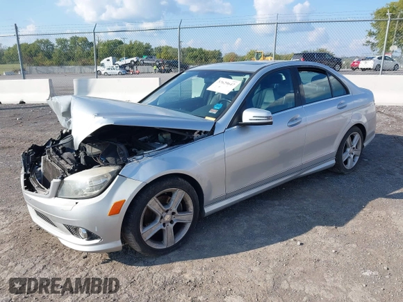 2010 Mercedes-Benz C 300 Sport with VIN WDDGF8BB8AF458058, listed as a IAAI auction lot 41107545 with Not Provided miles and . Bid and sale history available at carsss.com. Image 2.