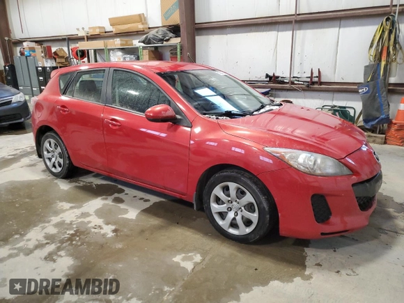 2013 Mazda 3 GX with VIN JM1BL1KF5D1758830, listed as a Copart auction lot 81239764 with 169,212 mi miles and Salvage Title. Bid and sale history available at carsss.com. Image 4.