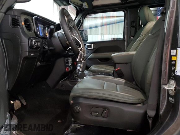 2024 Jeep Gladiator Mojave X with VIN 1C6JJTEG2RL106980, listed as a Copart auction lot 55142885 with 7,263 mi miles and Salvage title. Bid and sale history available at DreamBid. Image 7.