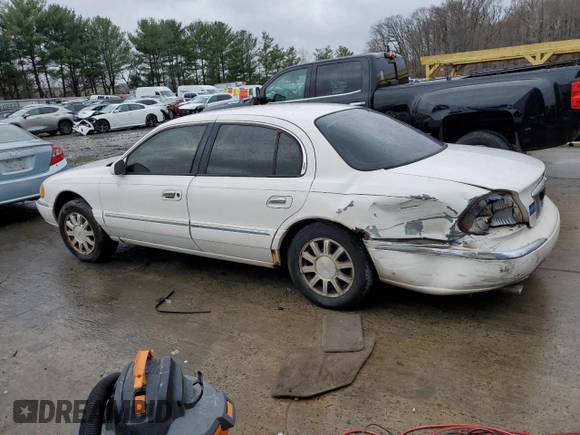 1999 Lincoln Continental with VIN 1LNHM97V3XY667567, listed as a Copart auction lot 84194854 with 137,163 mi miles and Salvage Title. Bid and sale history available at carsss.com. Image 2.