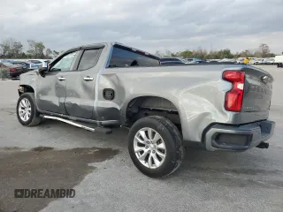 2020 Chevrolet Silverado 1500 Custom with VIN 1GCRWBEH5LZ228267, listed as a Copart auction lot 87380864 with 52,233 mi miles and Non Repairable. Bid and sale history available at carsss.com. Image 2.