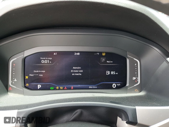 2022 Volkswagen Atlas SE with VIN 1V2WP2CA3NC554739, listed as a Copart auction lot 65341464 with 88,618 mi miles and Salvage title. Bid and sale history available at DreamBid. Image 9.
