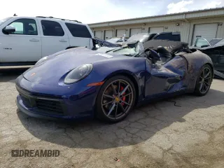 2022 Porsche 911 Carrera S with VIN WP0CB2A96NS245171, listed as a Copart auction lot 45597914 with 0 mi miles and Salvage Title. Bid and sale history available at carsss.com. Image 1.