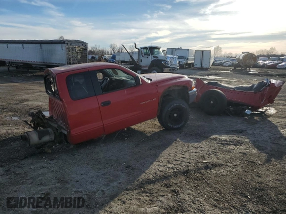 1999 Dodge Dakota SLT with VIN 1B7GG22Y3XS197835, listed as a Copart auction lot 80467304 with 102,463 mi miles and Clean Title. Bid and sale history available at DreamBid. Image 3.